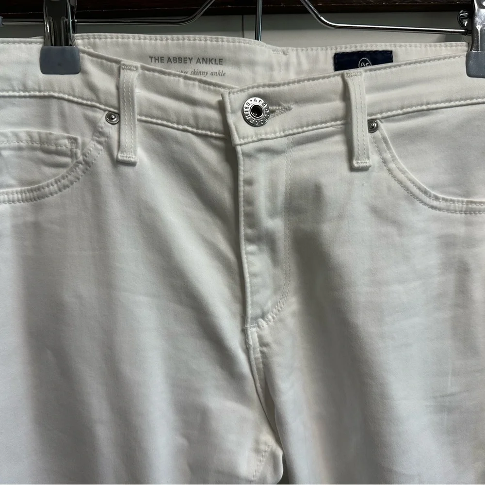 NWOT Ag Adriano Goldschmied White Skinny Jeans